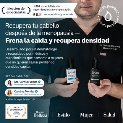 Ebond™ — Serum Capilar Anticaída y Densidad