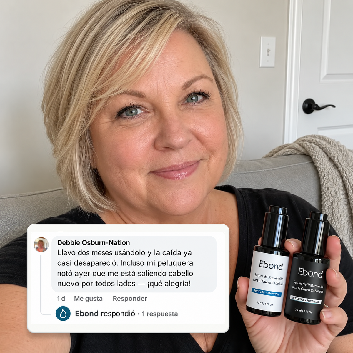 Ebond™ — Serum Capilar Anticaída y Densidad