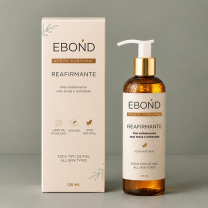 Aceite corporal reafirmante - Combate celulitis, Flacidez y Arrugas