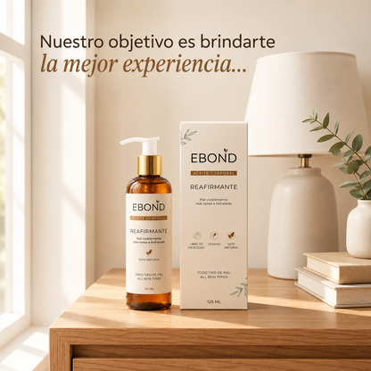 Aceite corporal reafirmante - Combate celulitis, Flacidez y Arrugas