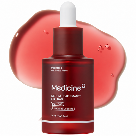 Medicine+™ Sérum Reafirmante EGF + NAD | Piel Más Firme, Lisa y Revitalizada